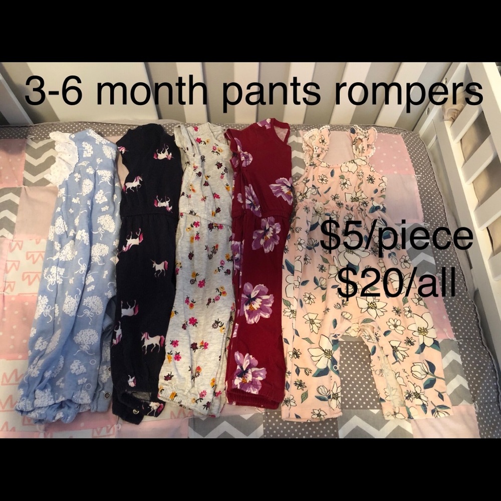 Baby girl rompers